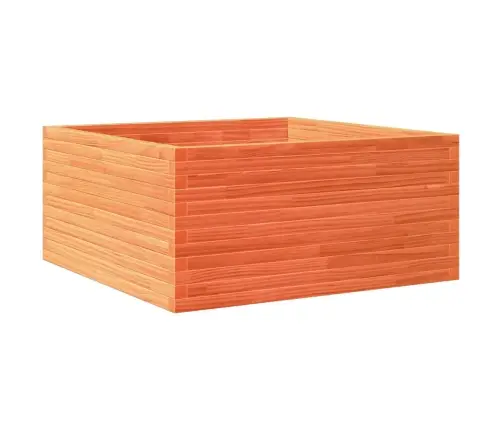 Dārza Puķu Kaste, Vaska Brūnas, 100X100X46 Cm Priedes Masīvkoks Vidaxl