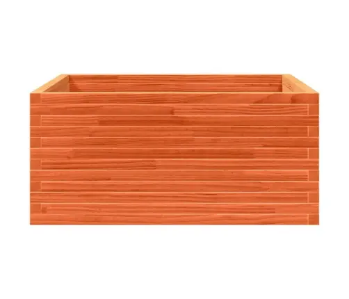 Dārza Puķu Kaste, Vaska Brūnas, 100X100X46 Cm Priedes Masīvkoks Vidaxl