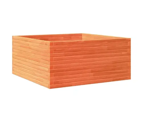 Dārza Puķu Kaste, Vaska Brūnas, 100X100X46 Cm Priedes Masīvkoks Vidaxl