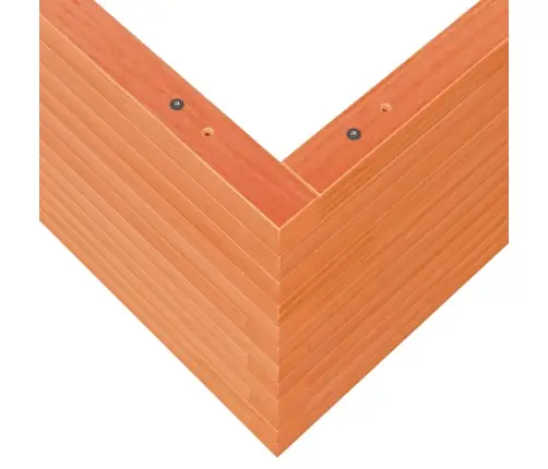 Dārza Puķu Kaste, Vaska Brūnas, 100X100X46 Cm Priedes Masīvkoks Vidaxl