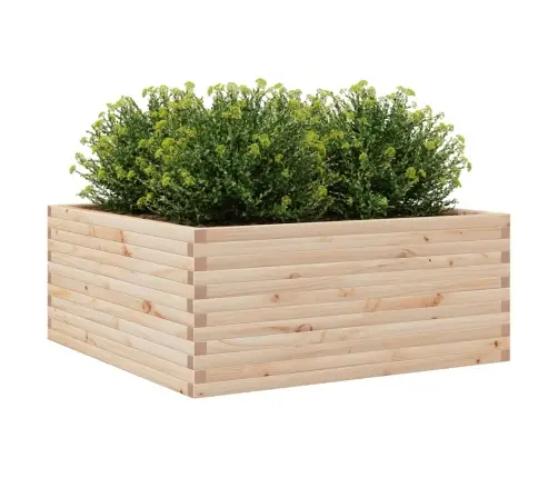 Dārza Puķu Kaste, 110X110X46 Cm, Priedes Masīvkoks Vidaxl