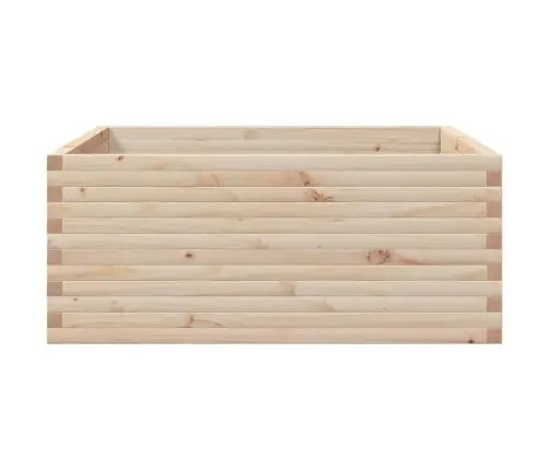 Dārza Puķu Kaste, 110X110X46 Cm, Priedes Masīvkoks Vidaxl