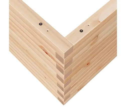 Dārza Puķu Kaste, 110X110X46 Cm, Priedes Masīvkoks Vidaxl