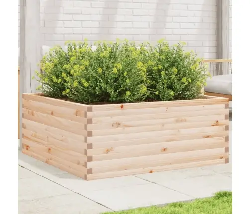 Dārza Puķu Kaste, 110X110X46 Cm, Priedes Masīvkoks Vidaxl