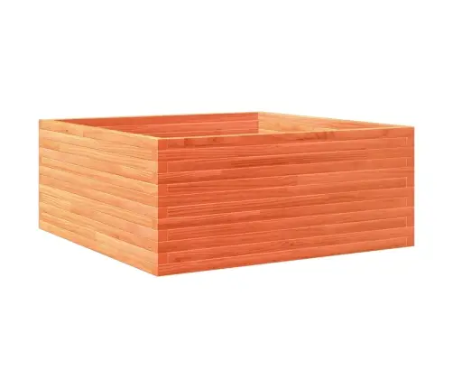 Dārza Puķu Kaste, Vaska Brūnas, 110X110X46 Cm Priedes Masīvkoks Vidaxl