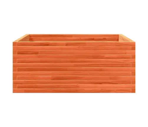 Dārza Puķu Kaste, Vaska Brūnas, 110X110X46 Cm Priedes Masīvkoks Vidaxl