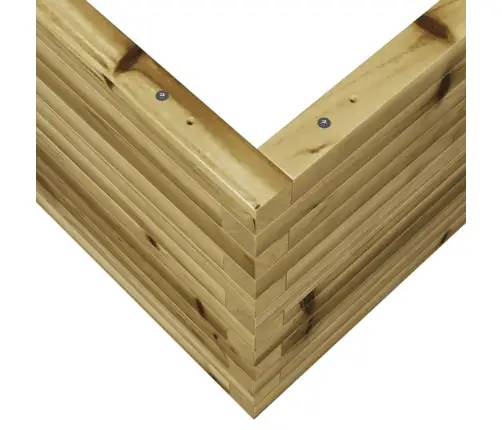 Sodo Lovelis, 110X110X46cm Impregnuota Pušies Mediena