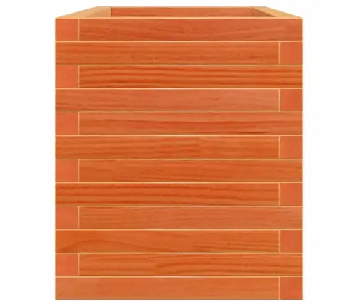 Dārza Puķu Kaste, Vaska Brūnas, 70X40X46 Cm, Priedes Masīvkoks Vidaxl