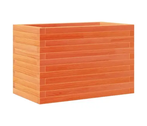 Dārza Puķu Kaste, Vaska Brūnas, 70X40X46 Cm, Priedes Masīvkoks Vidaxl