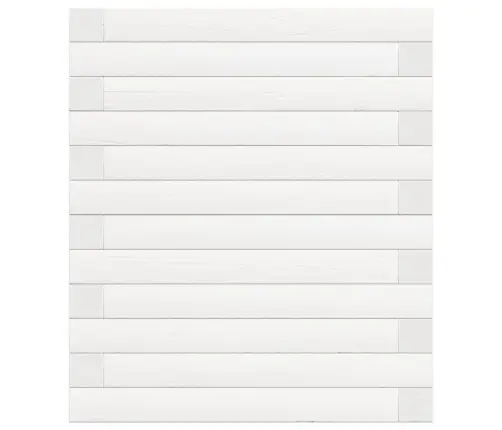 Sodo Lovelis, Baltas, 90X40X46cm Pušies Medienos Masyvas