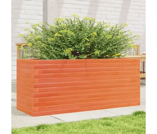 Sodo Lovelis, Vaško Rudas, 110X40X46cm Pušies Masyvas