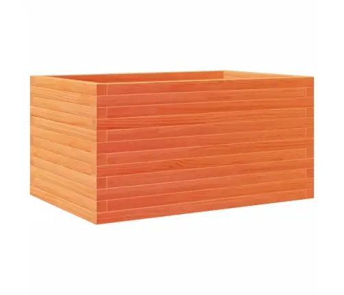Dārza Puķu Kaste, Vaska Brūnas, 90X60X46 Cm Priedes Masīvkoks Vidaxl