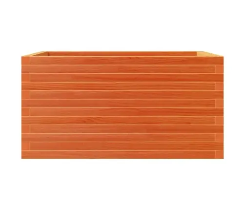 Dārza Puķu Kaste, Vaska Brūnas, 90X60X46 Cm Priedes Masīvkoks Vidaxl
