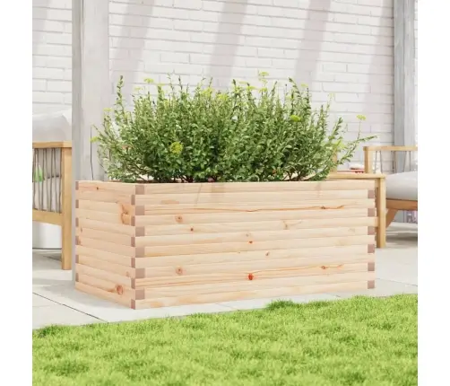 Sodo Lovelis, 110X60X46cm Pušies Medienos Masyvas