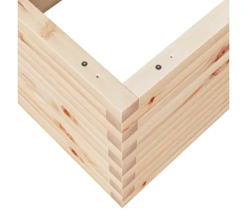 Sodo Lovelis, 110X60X46cm Pušies Medienos Masyvas