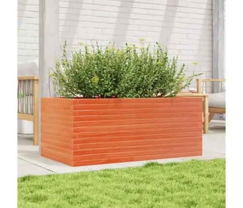 Dārza Puķu Kaste, Brūna, 110X60X46 Cm, Priedes Masīvkoks Vidaxl