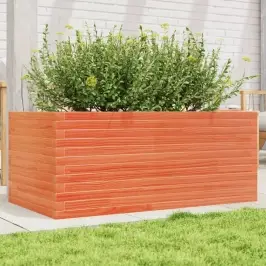 Dārza Puķu Kaste, Brūna, 110X60X46 Cm, Priedes Masīvkoks Vidaxl