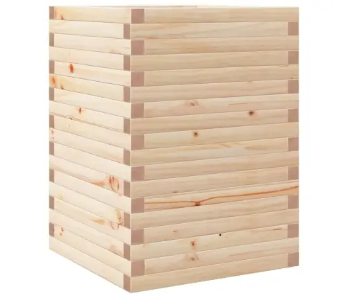 Dārza Puķu Kaste, 50X50X68,5 Cm, Priedes Masīvkoks Vidaxl