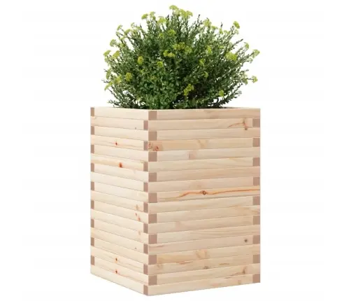 Dārza Puķu Kaste, 50X50X68,5 Cm, Priedes Masīvkoks Vidaxl