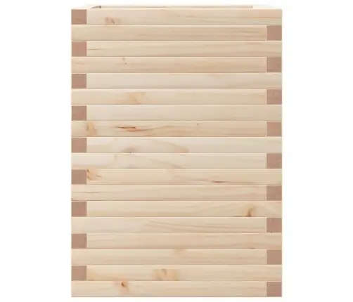 Dārza Puķu Kaste, 50X50X68,5 Cm, Priedes Masīvkoks Vidaxl