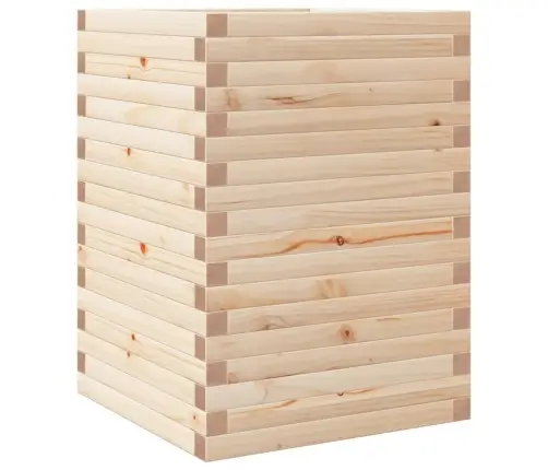 Dārza Puķu Kaste, 50X50X68,5 Cm, Priedes Masīvkoks Vidaxl