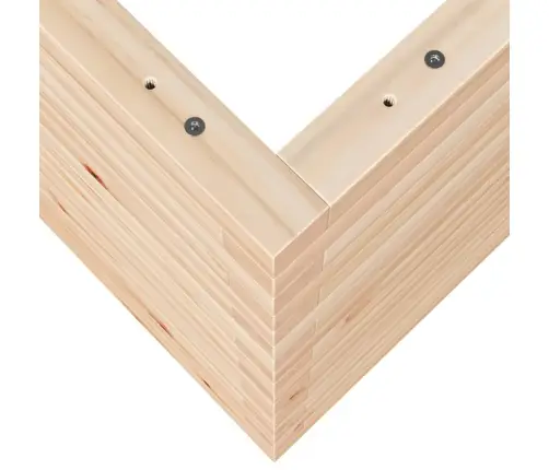 Dārza Puķu Kaste, 50X50X68,5 Cm, Priedes Masīvkoks Vidaxl