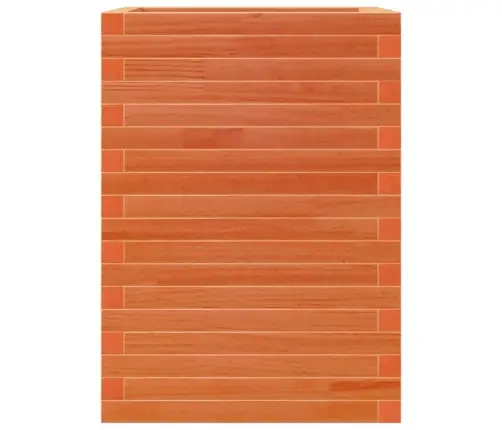 Dārza Puķu Kaste, Vaska Brūnas, 50X50X68,5Cm, Priedes Masīvkoks Vidaxl