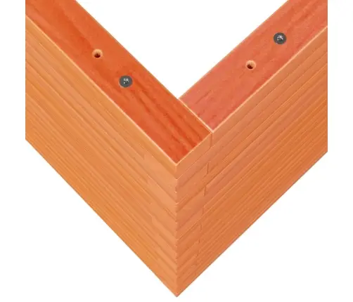 Dārza Puķu Kaste, Vaska Brūnas, 50X50X68,5Cm, Priedes Masīvkoks Vidaxl