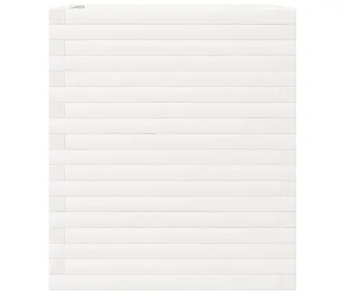 Dārza Puķu Kaste, Balta, 60X60X68,5 Cm, Priedes Masīvkoks Vidaxl