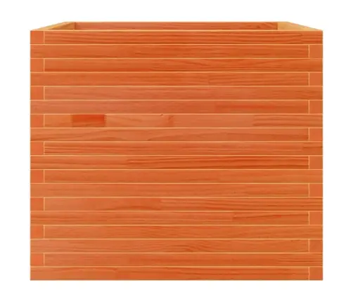 Sodo Lovelis, Vaško Rudas, 80X80X68,5cm Pušies Masyvas