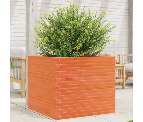 Sodo Lovelis, Vaško Rudas, 80X80X68,5cm Pušies Masyvas