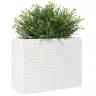 Dārza Puķu Kaste, Balta, 90X40X68,5 Cm, Priedes Masīvkoks Vidaxl