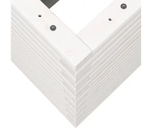 Dārza Puķu Kaste, Balta, 90X40X68,5 Cm, Priedes Masīvkoks Vidaxl