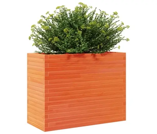 Dārza Puķu Kaste, Vaska Brūnas, 90X40X68,5Cm, Priedes Masīvkoks Vidaxl