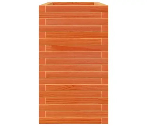 Dārza Puķu Kaste, Vaska Brūnas, 90X40X68,5Cm, Priedes Masīvkoks Vidaxl