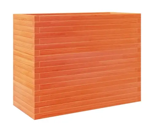 Dārza Puķu Kaste, Vaska Brūnas, 90X40X68,5Cm, Priedes Masīvkoks Vidaxl