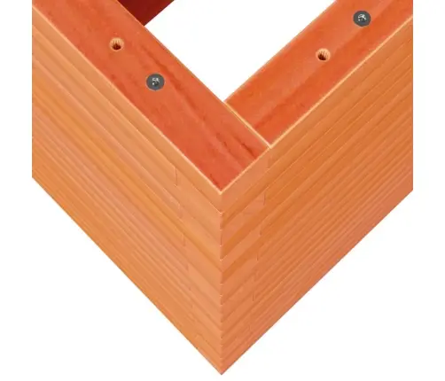 Dārza Puķu Kaste, Vaska Brūnas, 90X40X68,5Cm, Priedes Masīvkoks Vidaxl