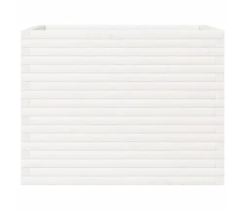 Dārza Puķu Kaste, Balta, 90X60X68,5 Cm, Priedes Masīvkoks Vidaxl