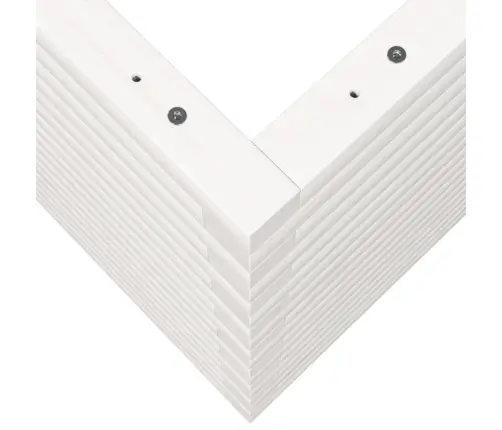 Dārza Puķu Kaste, Balta, 90X60X68,5 Cm, Priedes Masīvkoks Vidaxl