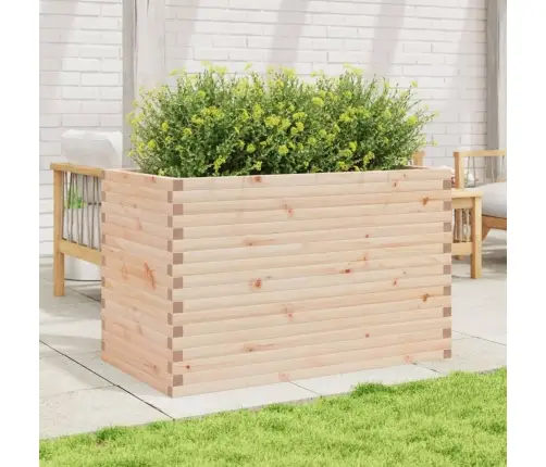 Dārza Puķu Kaste, 110X60X68,5 Cm, Priedes Masīvkoks Vidaxl
