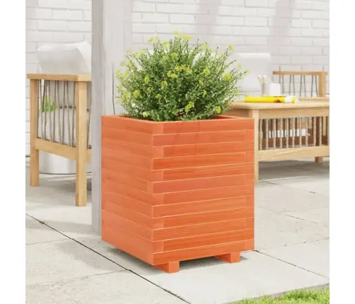 Aia Taimekast, Vahapruun, 40X40X49,5 cm Männipuit