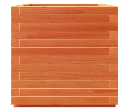 Dārza Puķu Kaste, Vaska Brūnas, 50X50X49,5Cm, Priedes Masīvkoks Vidaxl