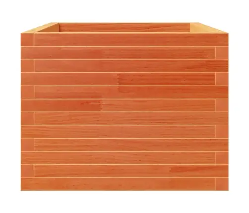 Dārza Puķu Kaste, Vaska Brūnas, 60X60X49,5Cm, Priedes Masīvkoks Vidaxl