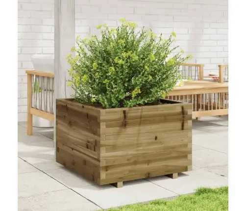 Dārza Puķu Kaste, 70X70X49,5 Cm, Impregnēts Priedes Koks Vidaxl