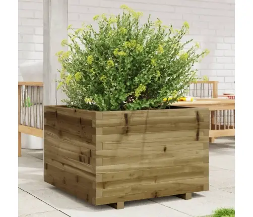 Dārza Puķu Kaste, 70X70X49,5 Cm, Impregnēts Priedes Koks Vidaxl
