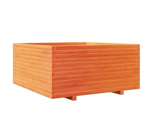 Dārza Puķu Kaste, Vaska Brūnas, 100X100X49,5 Cm, Priedes Koks Vidaxl