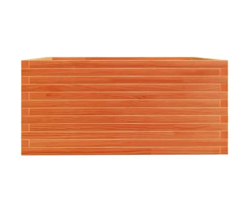 Dārza Puķu Kaste, Vaska Brūnas, 100X100X49,5 Cm, Priedes Koks Vidaxl