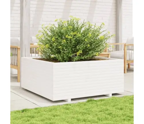Aia Taimekast, Valge, 110X110X49,5 cm Männipuit