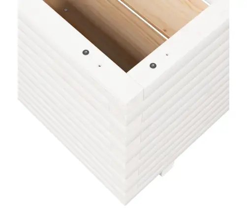 Aia Taimekast, Valge, 110X110X49,5 cm Männipuit