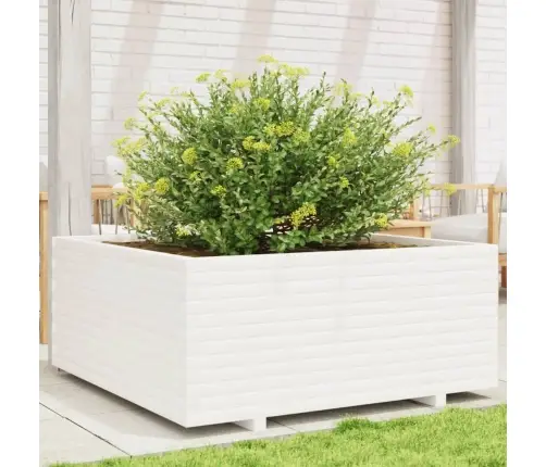 Aia Taimekast, Valge, 110X110X49,5 cm Männipuit